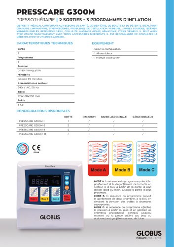 PRESSCARE G300M FRANCAIS