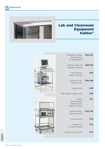 Lab and Cleanroom Equipment halitec ®