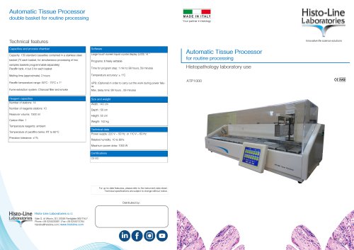 ATP 1000 Linear Tissue Processor