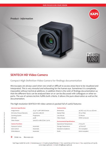 Kaps HD Video Camera