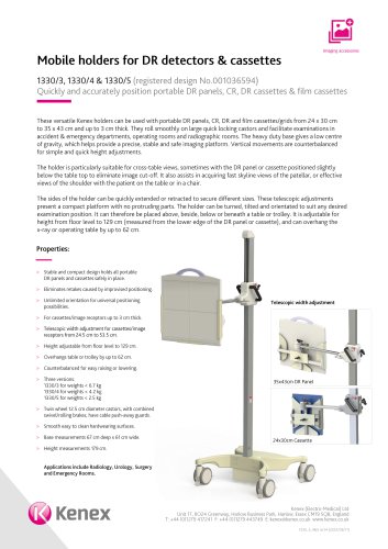 1330 counterbalanced mobile detector holder