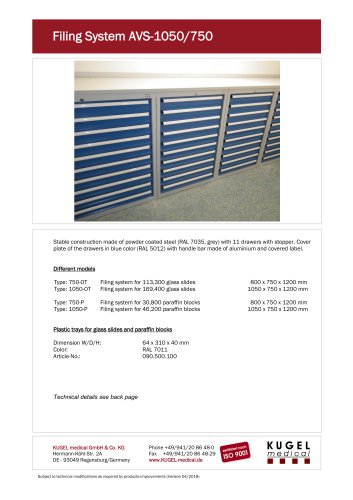 Filing System AVS-1050/750