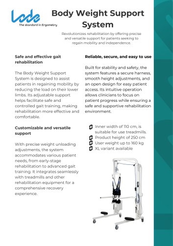 Body Weight Support System