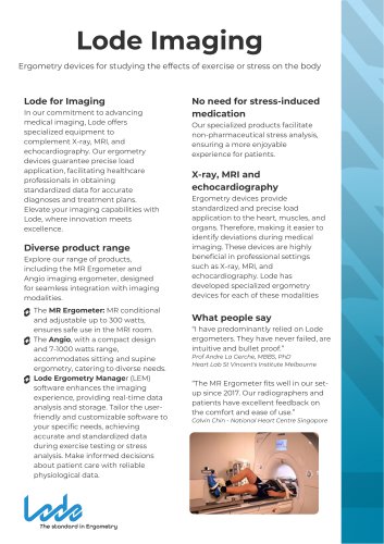 Lode imaging brochure