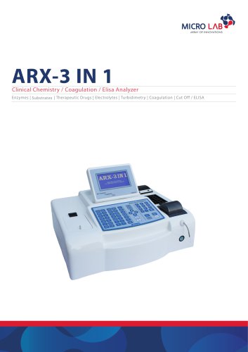 Clinical Chemistry / Coagulation / Elisa Reader