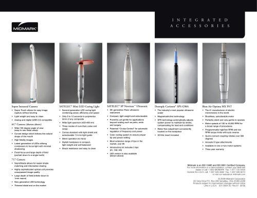 Midmark Procenter Instrument Delivery System