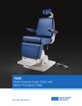 7000 Dual-Purpose Exam Chair and Minor Procedure Table