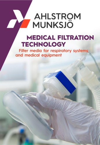 Filter media for artificial respiratory devices