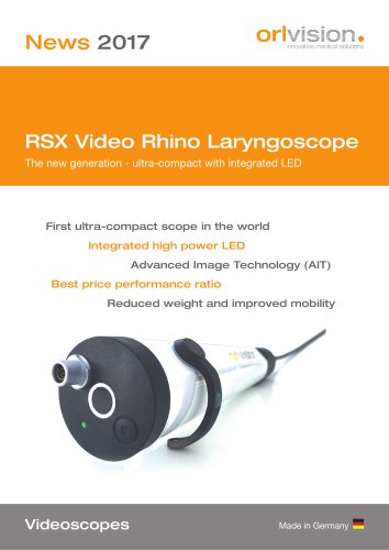 RSX Video Rhino Laryngoscope