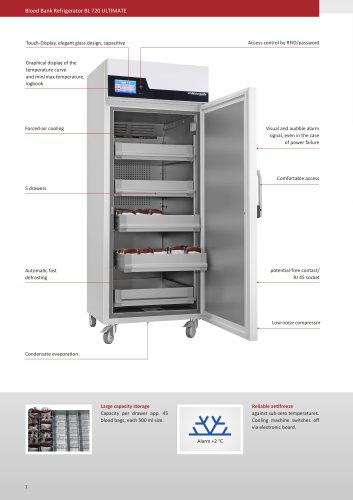 Blood Bank Refrigerator BL 720 ULTIMATE