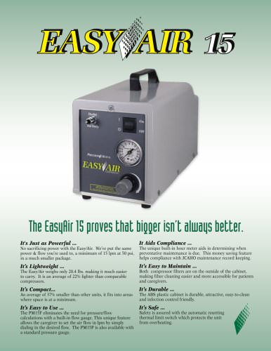 PM15 EasyAir Compressor Brochure