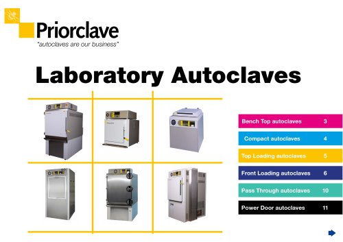 Priorclave Laboratory Autoclaves