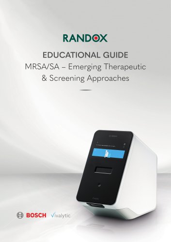 MRSA/SA – Emerging Therapeutic  & Screening Approaches