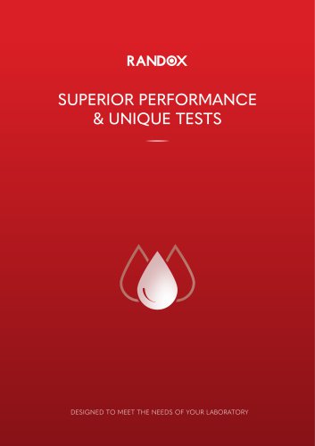 Superior Performance & Unique Tests