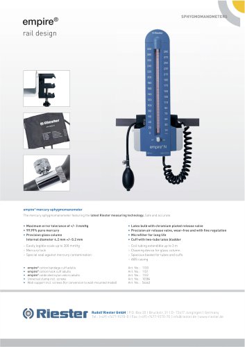 empire® N Sphygmomanometer