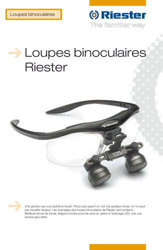 Loupes binoculaires Riester