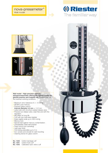 nova-presameter® Wall model