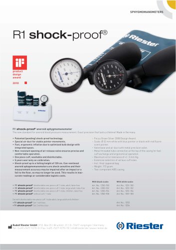 R1 shock-proof® Sphygmomanometer