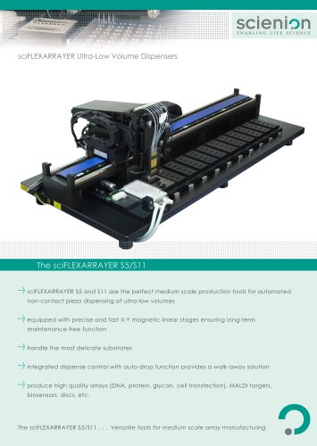 sciFLEXARRAYER S5 & S11