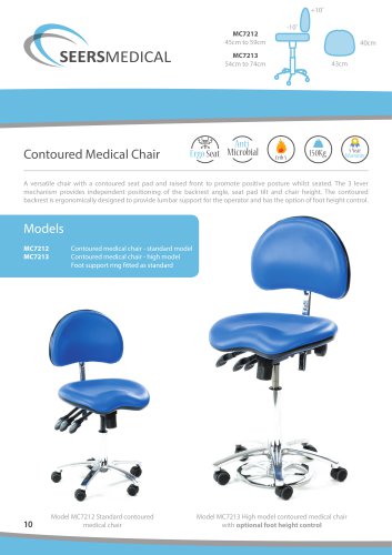 Contoured Medical Chair