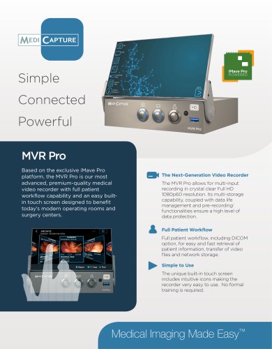 Medicapture MVR Pro PDF