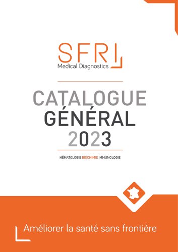 SFRI CATALOGUE GENERAL