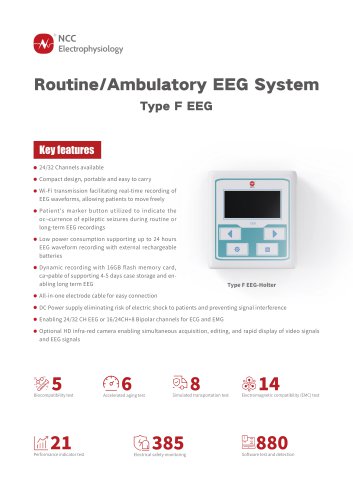 Routine Ambulatory EEG System TYPE F