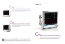 Moniteur ECG multi-paramètres pour les patients C séries