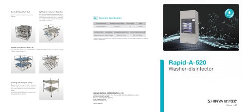 Rapid-A-520 Washer-disinfector