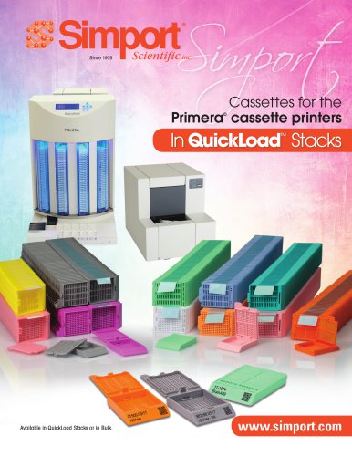 Cassettes in QuickLoad™ Stacks for Primera® Printers