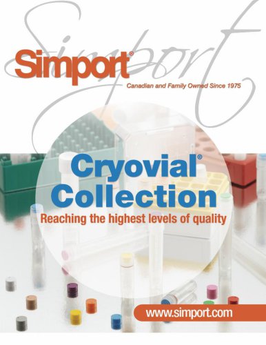 Cryovial® T300 Collection