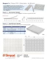 PLAQUES PCR 96 PUITS DÉTACHABLES À PROFIL BAS SUPERFLEX™ - 2