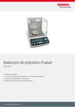 Balances de précision Evalué 9435/9436 - 1