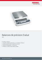 Balances de précision Evalué 9437 - 1