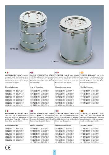 ROUND STERILIZING DRUM