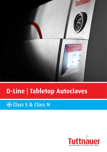 D-Line Tabletop Autoclaves