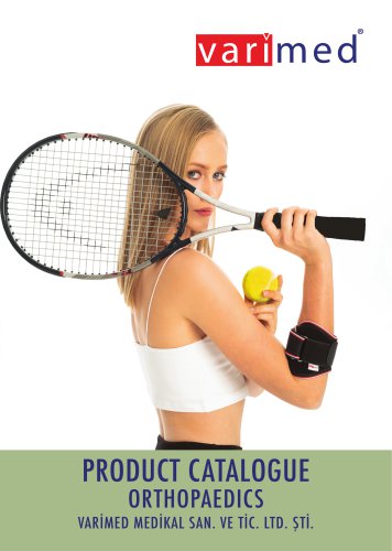 PRODUCT CATALOGUE ORTHOPAEDICS