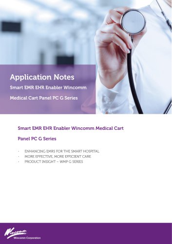 Application Notes - Smart EMR EHR enabler Wincomm Medical Cart Panel PC G Series