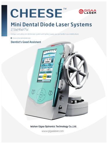 Mini dental diode laser system called CHEESE from Gigaalaser