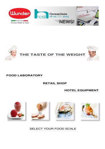 CATALOGUE WUNDER FOOD - RETAIL