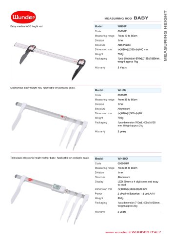 MEASURING ROD BABY