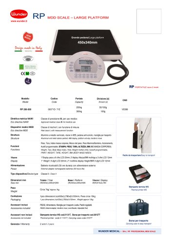 Professional digital portable scales with BMI