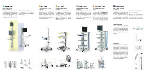 modul-port with electric height adjustment 