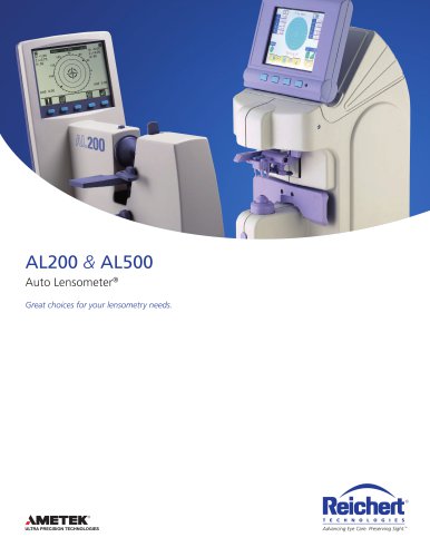 AL200 Auto Lensometer® - Brochure