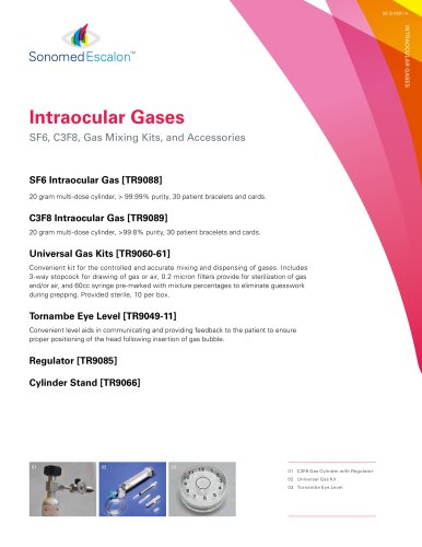 Intraocular Gases Brochure