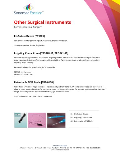 Other Surgical Instruments Brochure