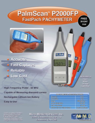 PalmScan P2000 FastPach