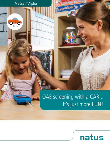 OAE screening with a CAR... It’s just more FUN!