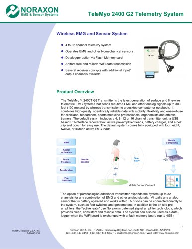 TeleMyo 2400 G2 Telemetry System