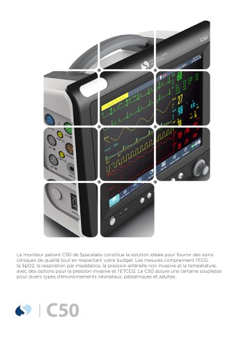 Le moniteur patient C50 de Spacelabs